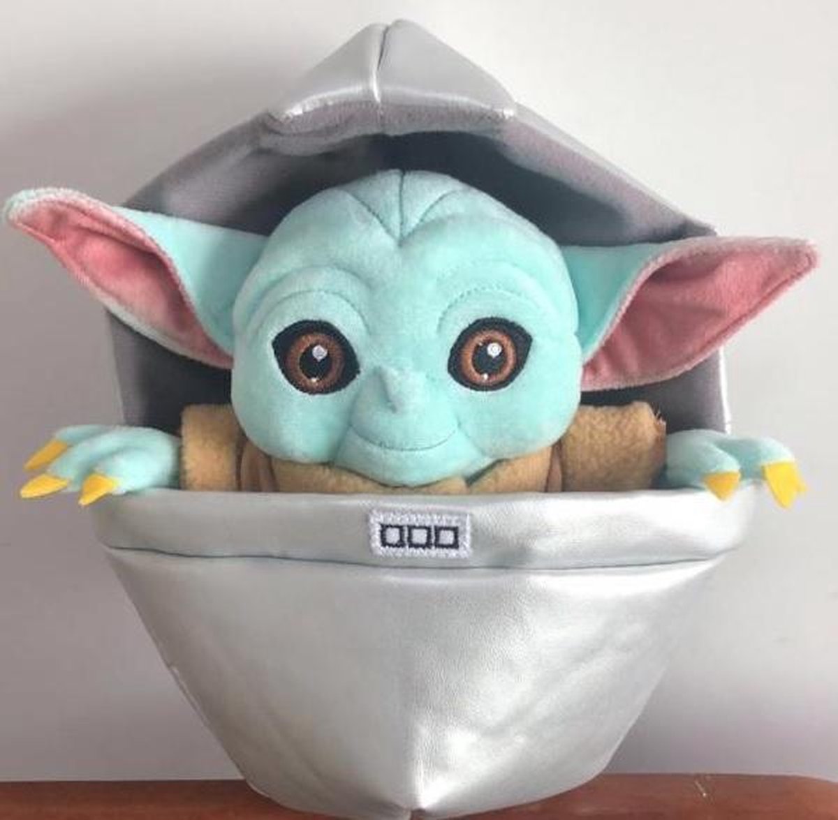 Baby Yoda Pluche knuffel -- Precious Cargo -- Star Wars The Mandalorian 25CM  | Baby Yoda Floating in a Pod | The Baby Yoda Child Peluche Plush in a Pod 25 CM